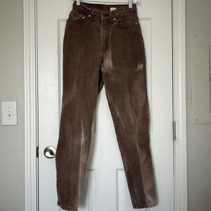 Levi's Vintage 550‎ Relaxed Fit Faded Brown Tab Jeans Grunge Distressed Style